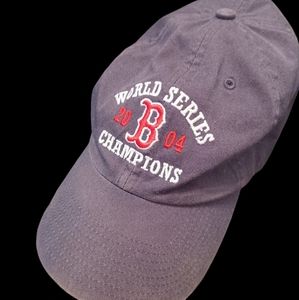 Boston Red Sox 2004 World Series Champions "The Franchise" Hat Fitted Size Large